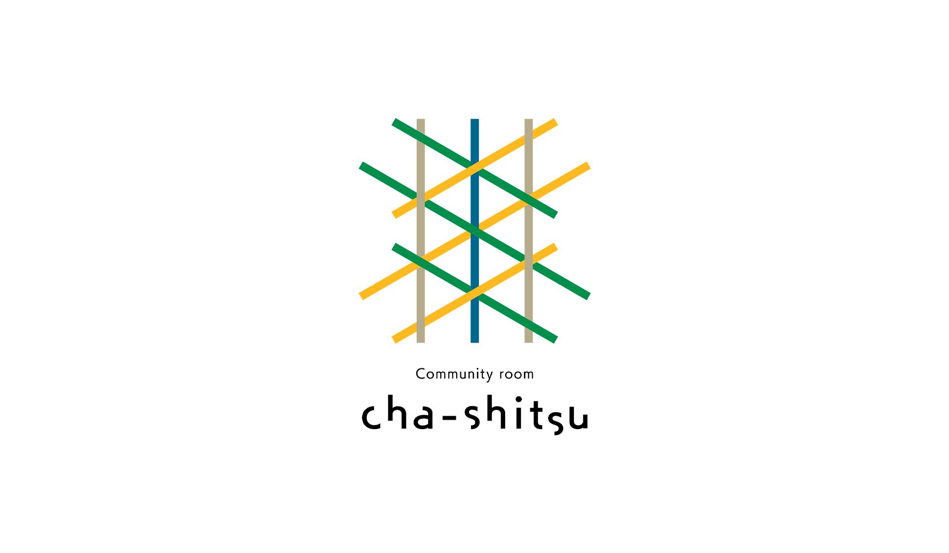 Community room cha-shitsuロゴマーク